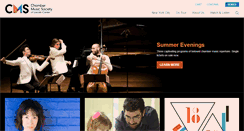 Desktop Screenshot of chambermusicsociety.org
